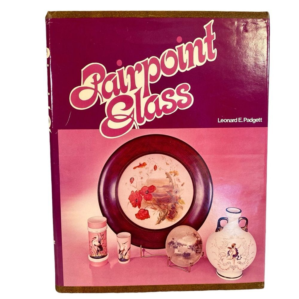 Pairpoint Glass Collectors Book by Leonard E Padgett Hard Cover CR 1979